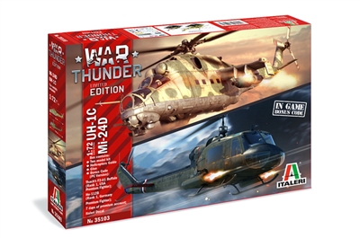 5535103 1/72 War Thunder: MIL Mi-24D / UH-1C