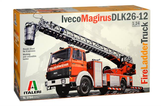 553784 1/24 Fire Ladder Truck Iveco-Magirus DLK 23-12