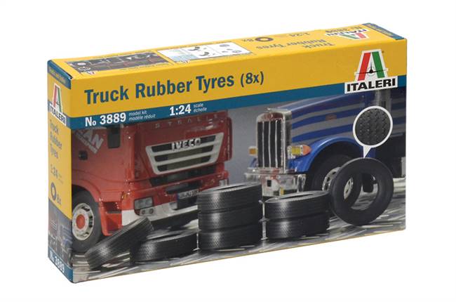 553889 1/24 Truck Rubber Tires