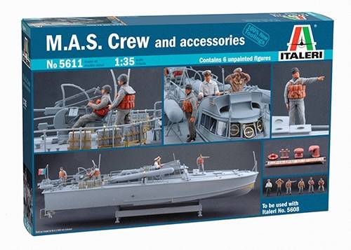 555611 1/35 Italian Seamen (crew of MAS 568)