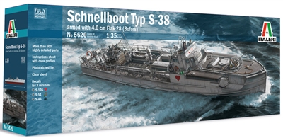 555620 1/35 TYP S-38 Schnellboot with Bofors