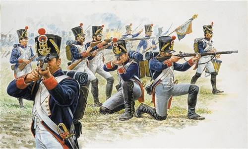 556002 1/72 Napoleonic Wars: French Line Infantry (1815)