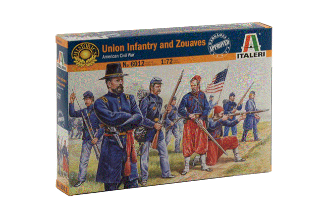 556012 1/72 Union Infantry and Zouvaes