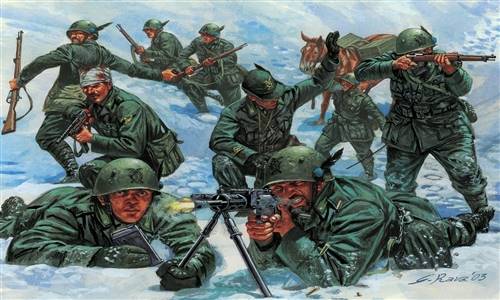 556059 1/72 WWII Italian Mount Troops Alpini