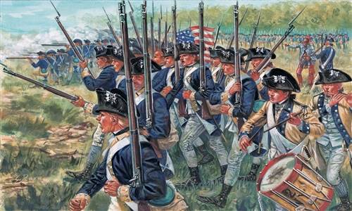556060 1/72 Am.Indep.Wars 1776 - American Infantry