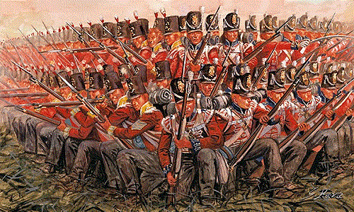 556095 1/72 Napoleonic Wars: British Infantry 1815