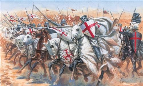 556125 1/72 Templar Knights (Medieval Era)