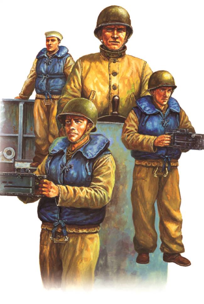 700408 WWII USN LCM CREW 1/35