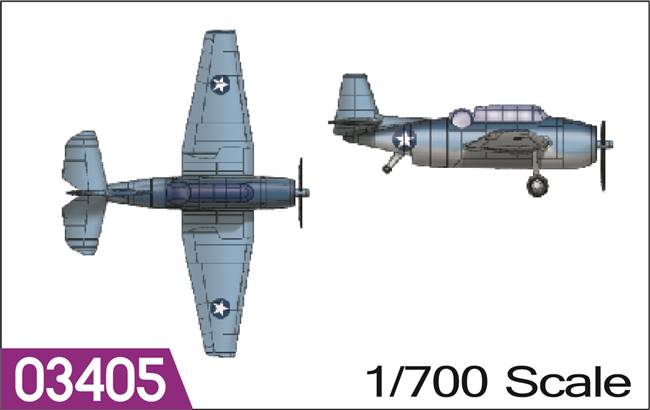 703405 1:700  TBF AVENGER