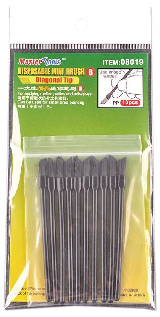 708019 Disposable Mini Diagonal Brush *10pcs