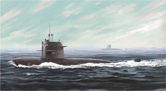 82001 1/200 PLA Navy Type 039 Song Class SSG