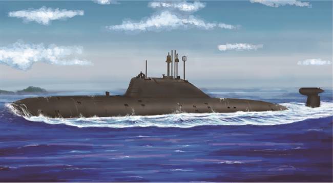 87005 1/700 RUSSIA NAVY AKULA CLASS ATTACK SUB