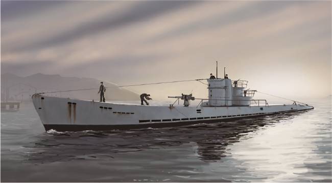 87007 1/700 DKM U-boat Type IX C