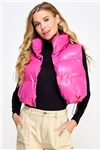 Cropped Puffer Vest