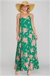 Green Maxi Cami Dress