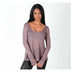 V-Back Knit Sweater