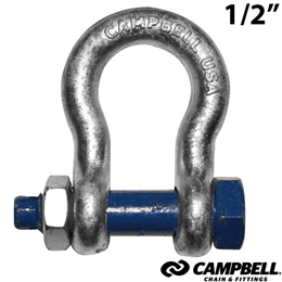 CAMPBELL Safety Anchor Shackle 1/2"