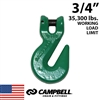 3/4" Grade 100 Clevis Grab Hook