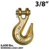 3/8 Inch Grade 70 Clevis Grab Hooks