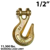 1/2 Inch Grade 70 Clevis Grab Hooks