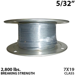 5/32" 7x19 Galvanized Aircraft Cable