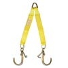 Nylon V Bridle with J Hooks & Mini J Hooks 8"