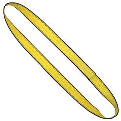 1" x 4' - 1 Ply Advant-Edge Yellow Polyester Endless Sling