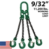 9/32" Grade 100 QOS Chain Sling - USA