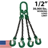 1/2" Grade 100 QOS Chain Sling - USA
