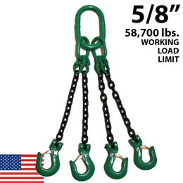 5/8" Grade 100 QOS Chain Sling - USA