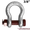 Imported Safety Anchor Shackle 3/8"