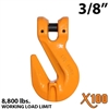 3/8" X100 Grade 100 Clevis Grab Hook