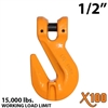 1/2" X100 Grade 100 Clevis Grab Hook