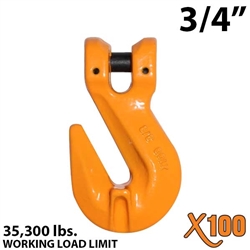 3/4" X100 Grade 100 Clevis Grab Hook