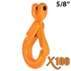 5/8" GRADE 100 Clevis Self Locking Hook X100 BRAND