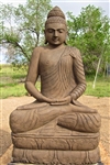 5ft Large Carved Stone Shakyamuni Buddha Statue