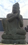 5ft Large Stone Namaskara Greeting Buddha Statue