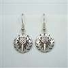 Large Celtic Thistle Earrings - sterling silver - Zephyrus