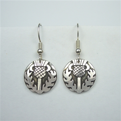 Small Celtic Thistle Earrings