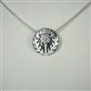 Small Celtic Thistle Necklace