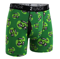 2UNDR Swing Swift Golf Boxer Brief - Cart Path Green