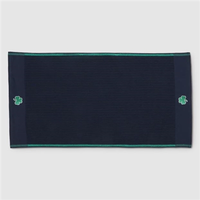 SPECIAL EDITION Titleist Shamrock Player Terry Towel, Navy/Hunter