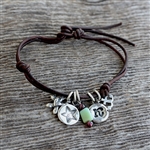 LEATHER KNOT BRACELET