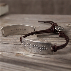 WALK BY FAITH ADJUSTABLE BRACELET