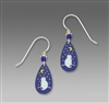 Sienna Sky Earrings - Luna the Cat Watching the Moon