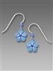 Sienna Sky Earrings-Indigo Flower