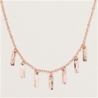 Holly Yashi Necklace- Soho- Rose Gold