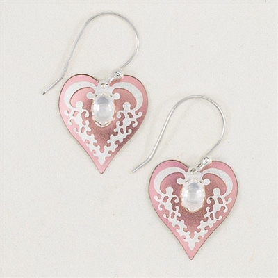 Holly Yashi Earrings- Penelope- Labradorite/Pink Niobium