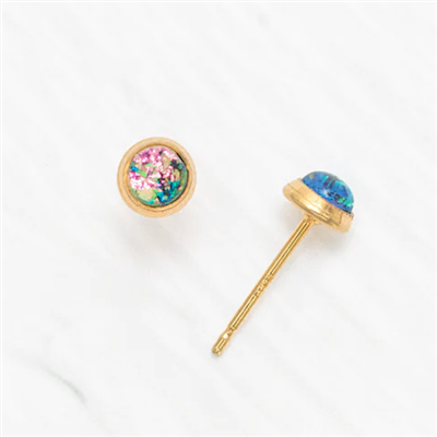 Holly Yashi Earrings- Petite Bonita- Blush/Gold