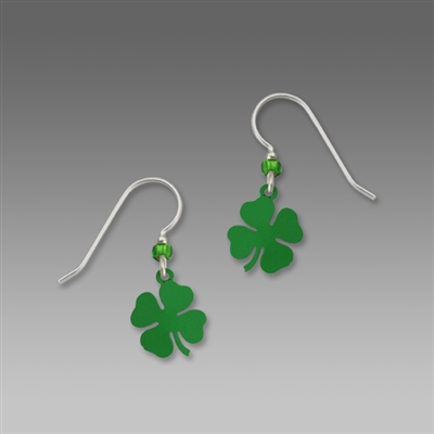 Sienna Sky Earrings-Lucky 4 Leaf Clover